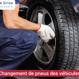 Changement de pneus véhicules